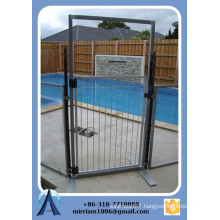 High quality hot dip galvanized temporary pool fence, swimming pool safety fence, folding swimming pool fence